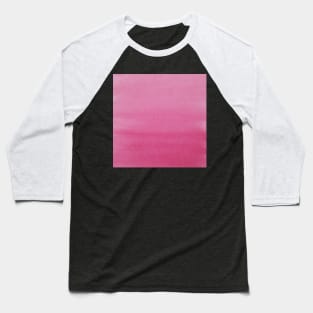 watercolor pure color aquarelle : strong pink Baseball T-Shirt